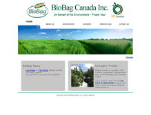 Tablet Screenshot of biobag.ca